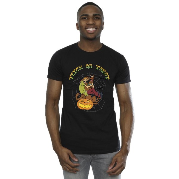 Scooby Doo Trick Or Treat T-shirt för män 5XL Svart Black 5XL