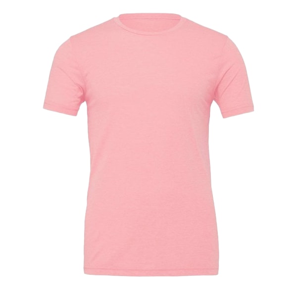Bella + Canvas Unisex Jersey T-shirt med rund hals 2XL Rosa Pink 2XL