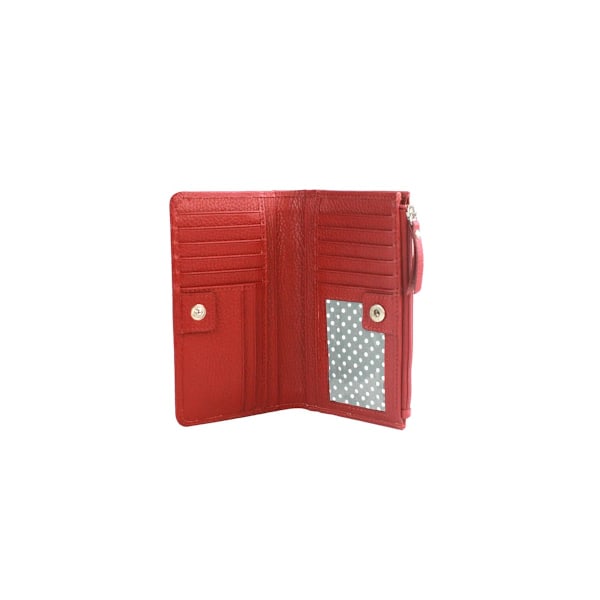 Eastern Counties Leather Davina Läder D-Ring Plånbok One Size R Red One Size