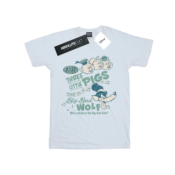 Disney Dam/Damer Tre Små Grisar Vem Är Rädd För Den Stora White XL