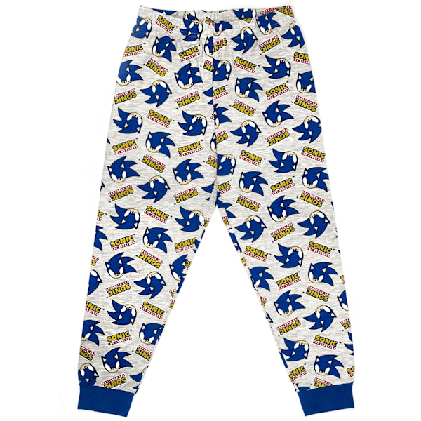 Sonic The Hedgehog Barn/Barn Spikar 3D Pyjamas Set 7-8 År Grey/Blue 7-8 Years