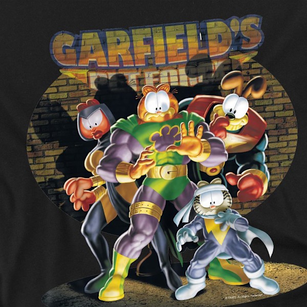 Garfield Herr Spotlight T-Shirt L Svart Black L