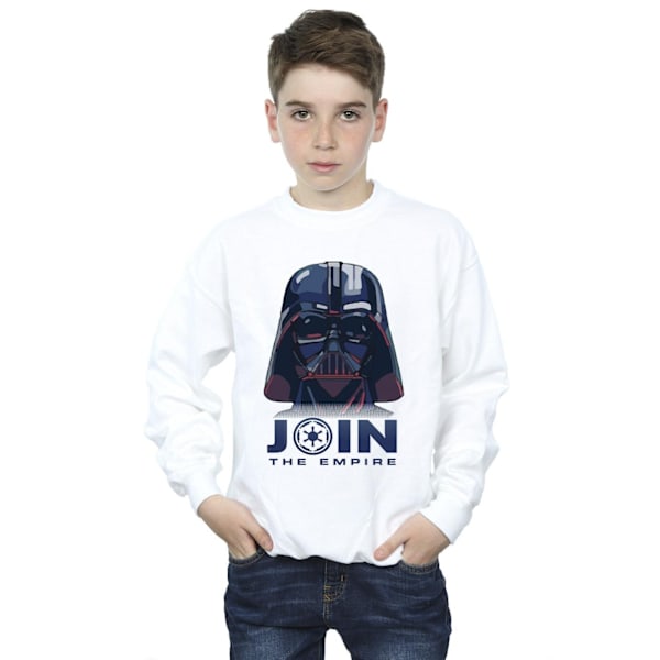 Star Wars: A New Hope Pojksvit Sweatshirt 7-8 år Vit White 7-8 Years