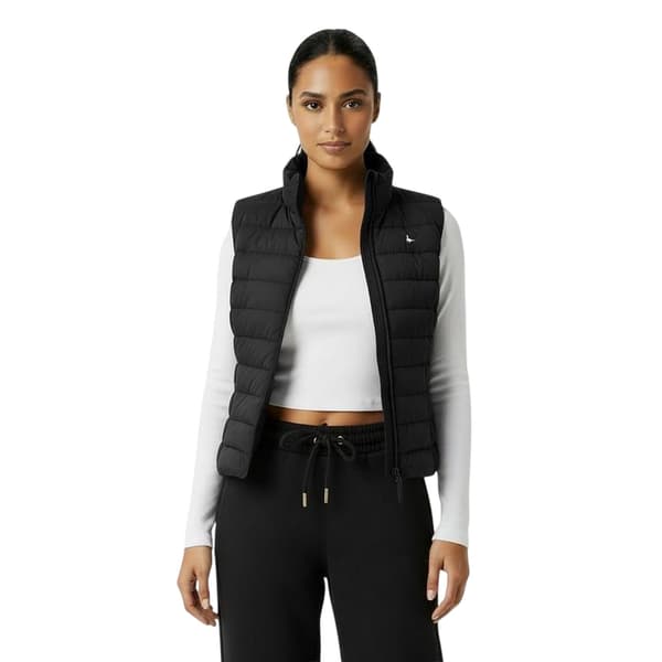 Jack Wills Dam/Dam Polyester Lättviktsväst 16 UK Svart Black 16 UK