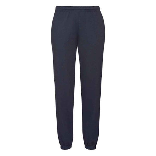 Fruit of the Loom Classic Joggingbyxor för män med elastisk fåll Deep Navy XS