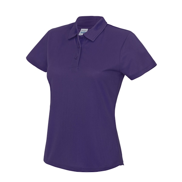 Awdis Dam/Dam Moisture Wicking Lady Fit Polo Shirt 10 UK Purple 10 UK