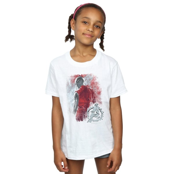 Marvel Girls Avengers Endgame Nebula Borstad Bomull T-shirt 12- White 12-13 Years