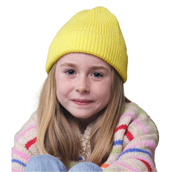 Beechfield Barn/Barnmode Mössa One Size Citron Lemon One Size