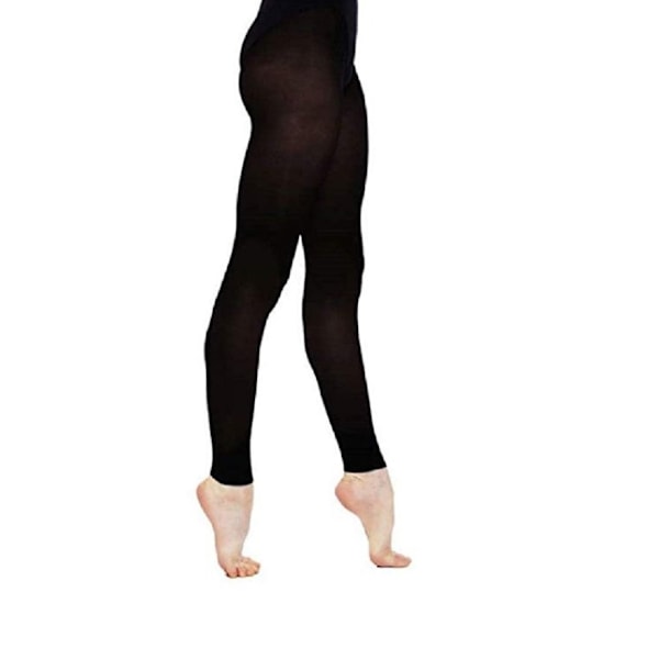 Silky Girls Dance Footless Ballet Tights (1 par) 3-5 år Bla Black 3-5 Years