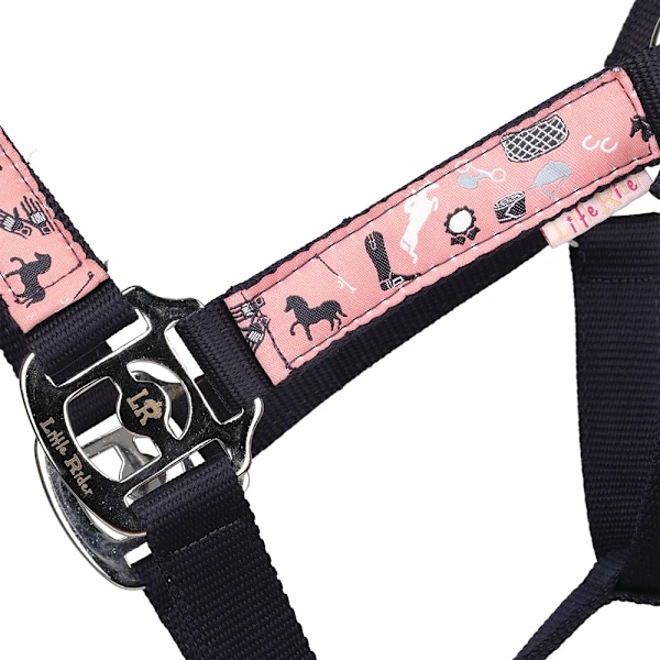 My Little Pony Hästhuvudkrage & Ledrep Full Navy/Blush Navy/Blush Full