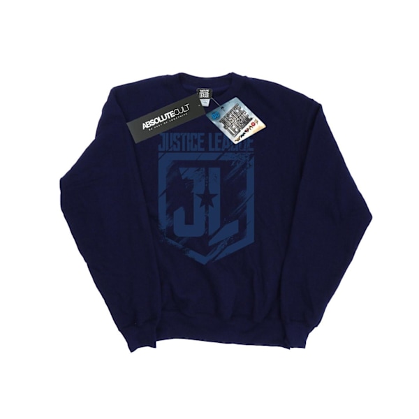 DC Comics Justice League Film Indigo Logo Sweatshirt M Na Navy Blue M