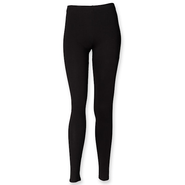 Skinni Minni Flickor Enkla Leggings (2-pack) 11-12 År Svart Black 11-12 Years