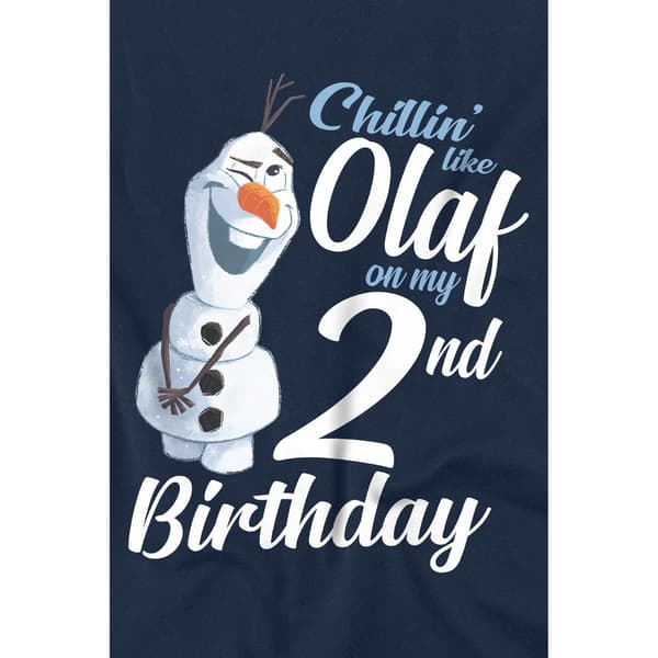 Frozen Barn/Barn Chillin Like Olaf 2-årsdag T-shirt 3- Navy 3-4 Years