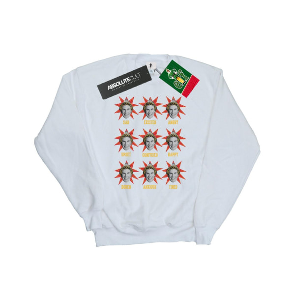 Elf Mens Buddy Moods Sweatshirt L Vit White L