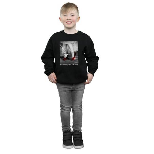 Trollkarlen från Oz Pojkar Ruby Slippers Foto Sweatshirt 9-11 År Black 9-11 Years