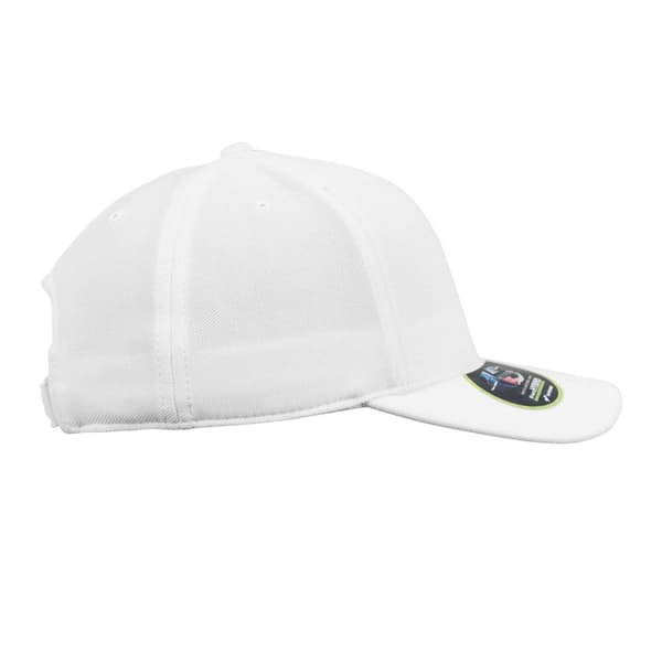 Flexfit 110 Cool & Dry Mini Pique Keps En Storlek Vit White One Size
