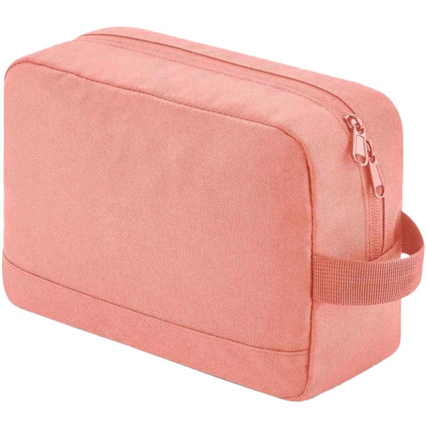 Bagbase Unisex Adult Essentials Återvunnen toalettväska One Size Blush Pink One Size