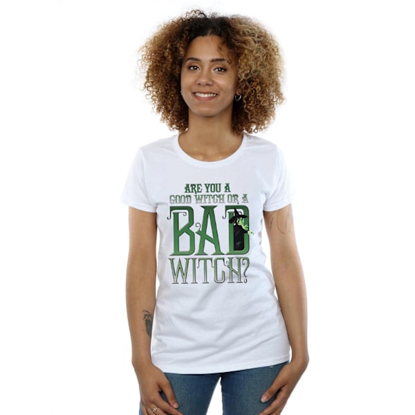 Trollkarlen från Oz Dam/Dam God Häxa Ond Häxa Bomull T-shirt White M