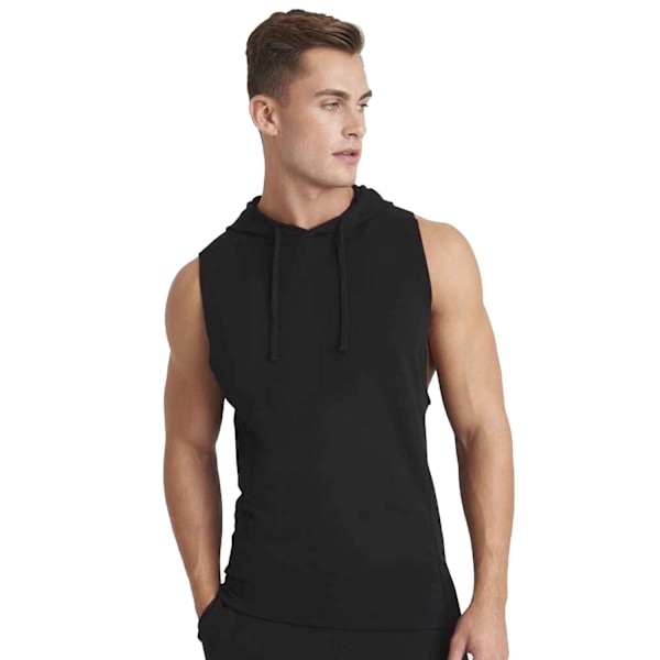 AWDis Cool Mens Urban Sleeveless Hoodie S Jet Black Jet Black S