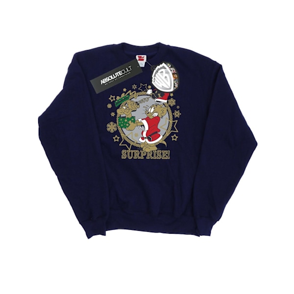 Tom And Jerry Dam/Damer Jul Överraskning Sweatshirt M Marinblå Navy Blue M