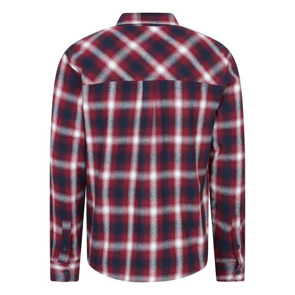 Mountain Warehouse Herr Trace Flanell Långärmad Skjorta M Berr Berry M