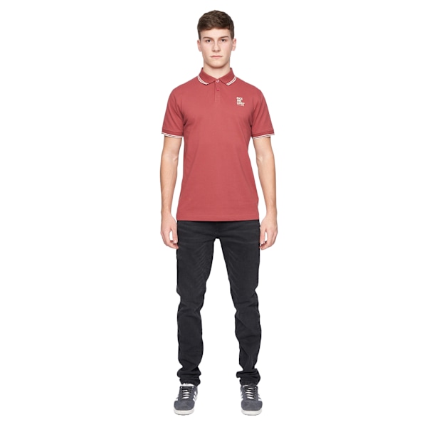 Duck and Cover Mens Sameer Polo Shirt S Röd Red S