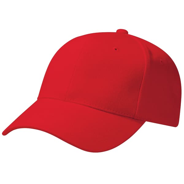 Beechfield Unisex Pro-Style Heavy Brushed Cotton Baseball Cap / Classic Red One Size