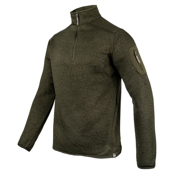 Jack Pyke Herr Melange Quarter Zip Fleecetopp M Grön Green M