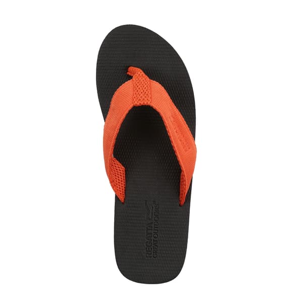 Regatta Rico Flip Flops för män 8 UK Ash/Rusty Orange Ash/Rusty Orange 8 UK