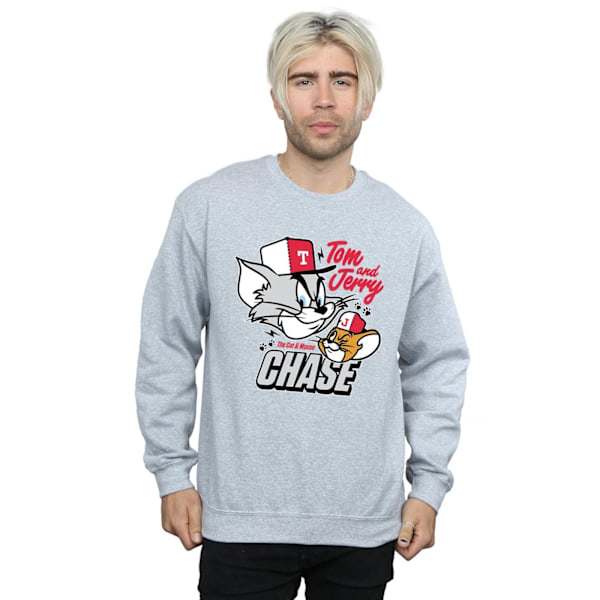 Tom And Jerry Herrkatt & Musjakt Sweatshirt M Sports Grey Sports Grey M