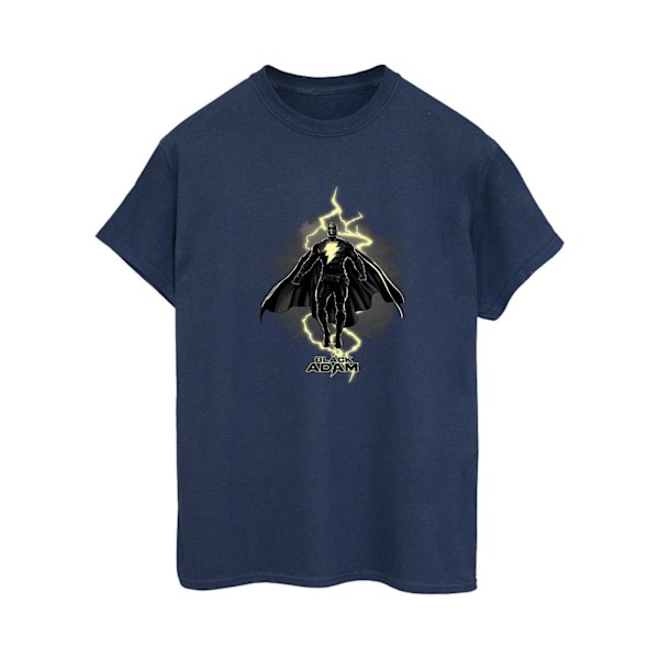 DC Comics Dam/Damer Svart Adam Hovering Bolt Bomull Boyfrie Navy Blue L