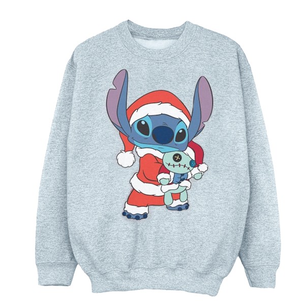 Disney Girls Lilo And Stitch Stitch Jultröja 9-11 År Sports Grey 9-11 Years