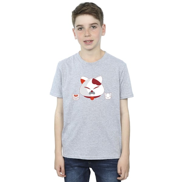 Disney Boys Big Hero 6 Baymax Kitten Heads T-shirt 7-8 år Sp Sports Grey 7-8 Years