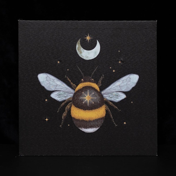 Something Different Forest Bee Light Up Canvas One Size Svart/Gul Black/Yellow One Size