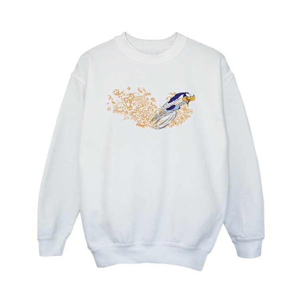 Looney Tunes Boys ACME Doodles Road Runner Sweatshirt 5-6 år White 5-6 Years