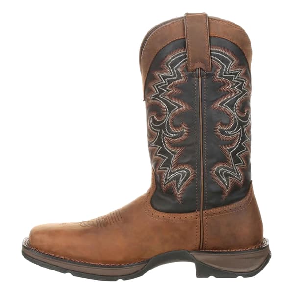 Durango Herr Rebel Cowboy Boots i Fullnarvläder 8.5 UK Choco Chocolate/Midnight 8.5 UK