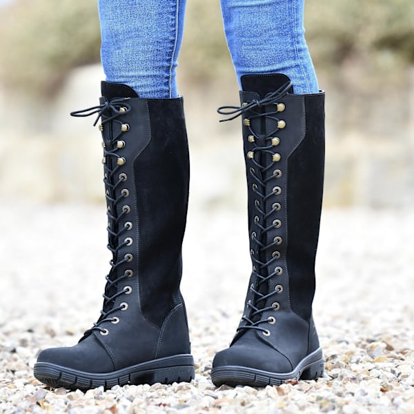Dublin Unisex Adult Sloney Suede Country Boots 3 UK Svart Black 3 UK