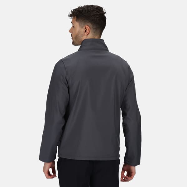 Regatta Standout Herr Ablaze Tryckbar Soft Shell Jacka S Seal Seal Grey/Black S