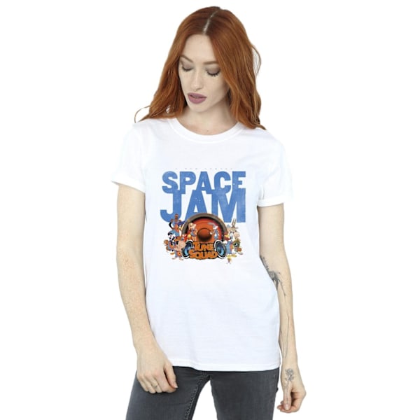 Space Jam: A New Legacy Dam/Kvinnor Tune Squad Bomull Boyfrie White S