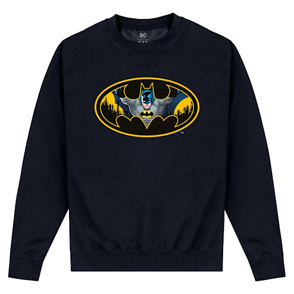 Batman Unisex Vuxen Gotham Sweatshirt M Svart Black M