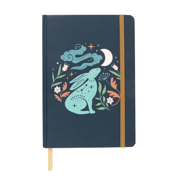 Something Different Midnight Hare A5-anteckningsbok Storlek: One Size Blå/Vit Blue/White One Size