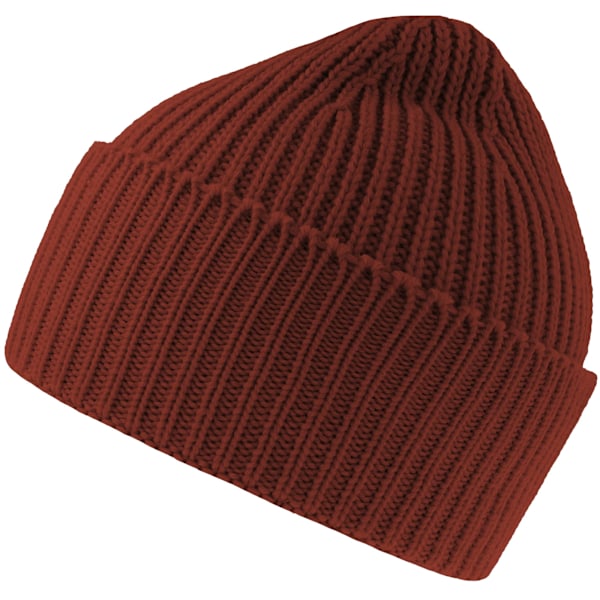 Atlantis Unisex Vuxen Ek Chunky Knit Beanie One Size Rost Rust One Size