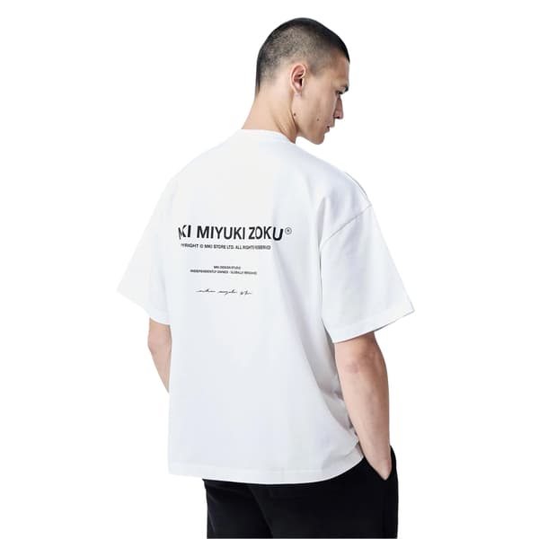 MKI MIYUKI ZOKU Herr T-shirt M Vit White M