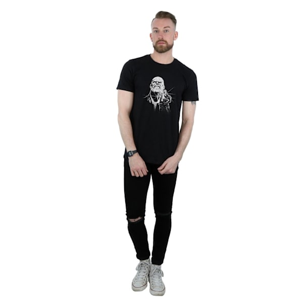 Avengers Infinity War Thanos Fiercest Bomull T-shirt M Svart Black M