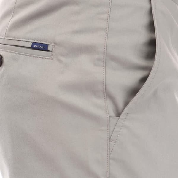 Gant Hallden Chinos för män 33R Grå Grey 33R