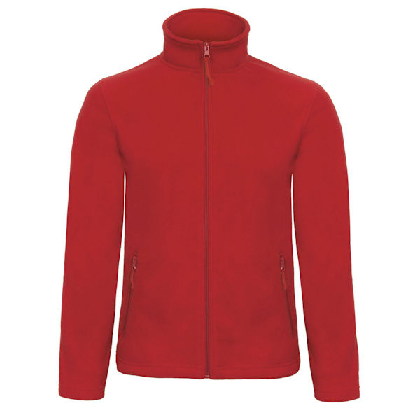 B&C Herr ID.501 Fleecejacka M Röd Red M