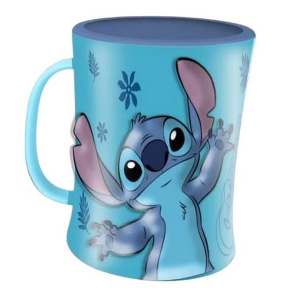 Lilo & Stitch 3D Skulpterad Stitch 354ml Mugg En Storlek Blå Blue One Size