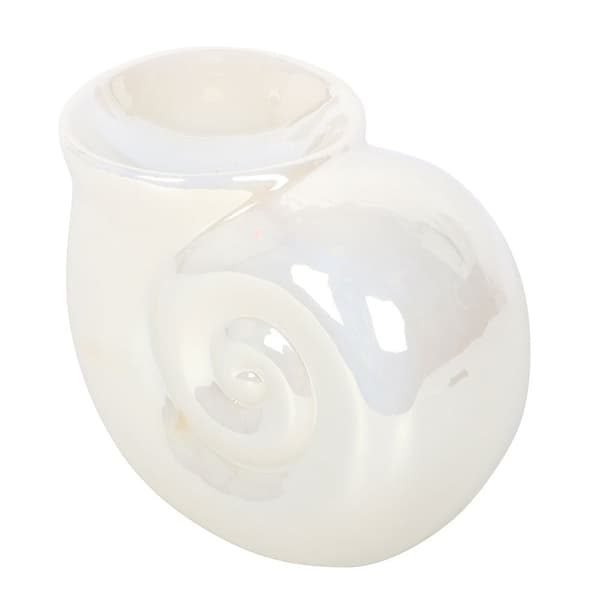 Something Different Spiral Shell Oljebrännare En Storlek Vit White One Size
