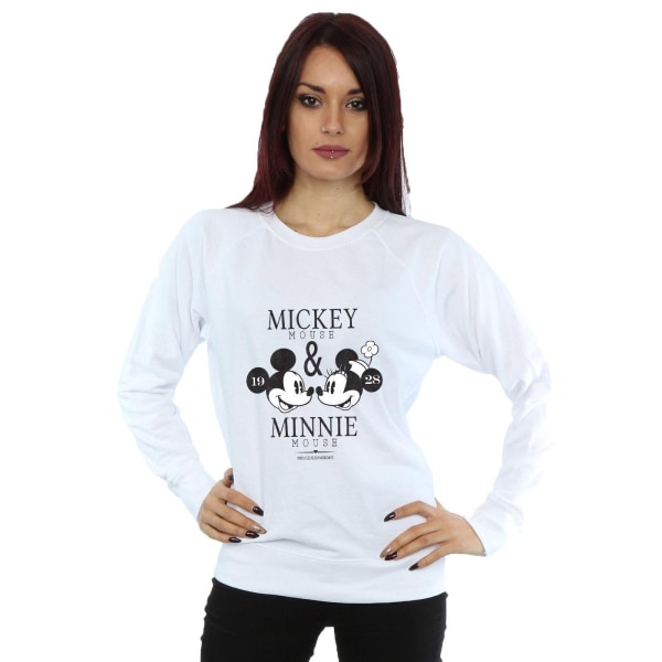 Disney Mickey och Minnie Mouse Mousecrush måndagar för kvinnor/damer White XL