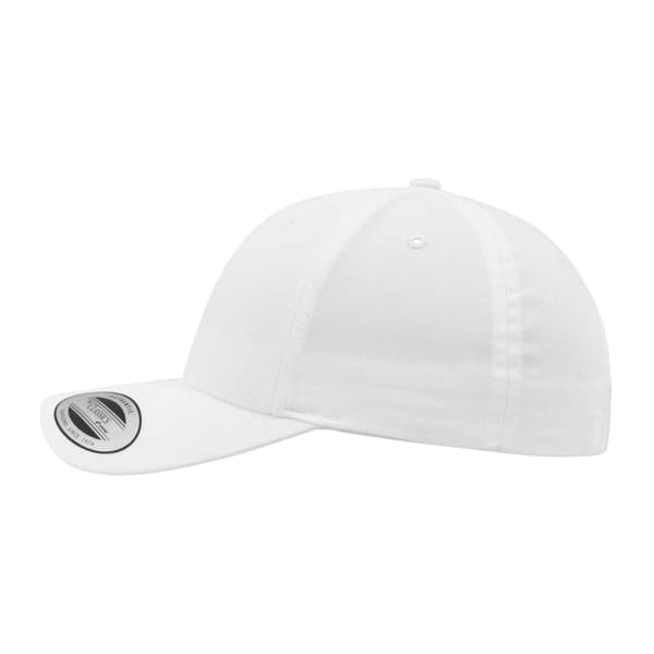 Flexfit Classic Curved Snapback Baseballkeps One Size Vit White One Size
